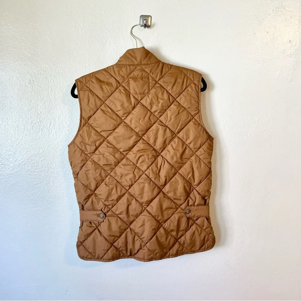 J. Crew Quilted Vest in Copper